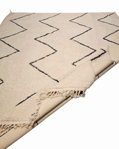 Groot Berber tapijt 330x260 wollen vloerkleed handgeknoopt Marokko