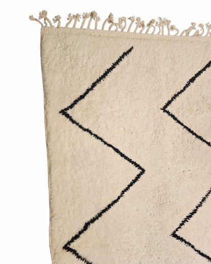 Groot Berber tapijt 330x260 wollen vloerkleed handgeknoopt Marokko